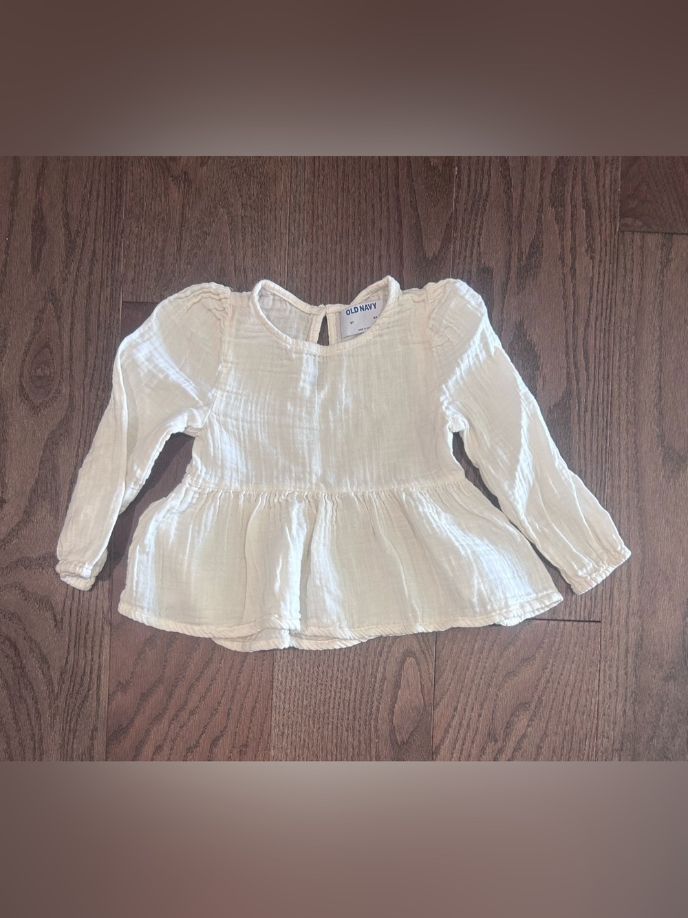 Old Navy Size 3T Girl's Peplum Blouse Shirt